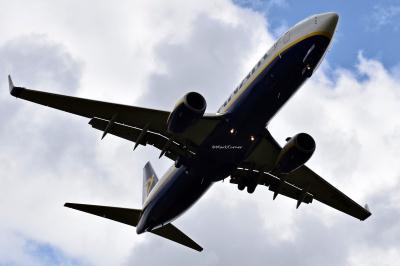 Image of aircraft registration EI-DWK - A 737-8AS(WL) operated by Ryanair
