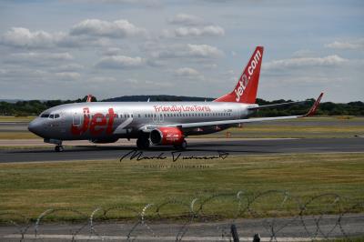 Image of aircraft registration G-JZBM - A 737-800(WL) operated by Jet2