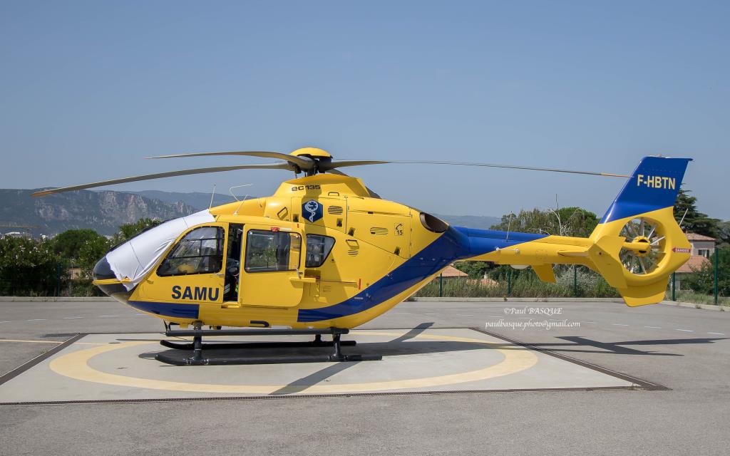Photo of aircraft F-HBTN operated by Service d'Aide Medicale Urgente (SAMU)