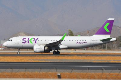 Photo of aircraft CC-AZJ operated by Sky Airline
