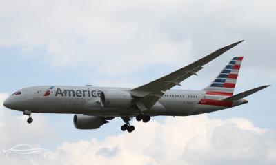 Image of aircraft registration N807AA - A 787-8 Dreamliner operated by American Airlines