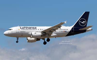Image of aircraft registration D-AIBG - A A319-112 operated by Lufthansa