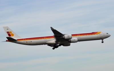 Image of aircraft registration EC-INO - A A340-642 operated by Iberia