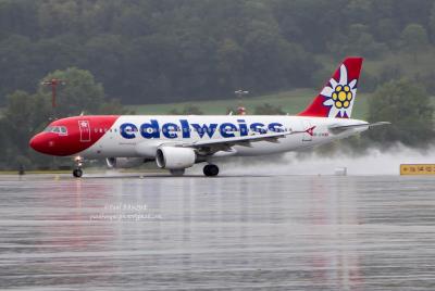 Image of aircraft registration HB-IJW - A A320-214 operated by Edelweiss Air