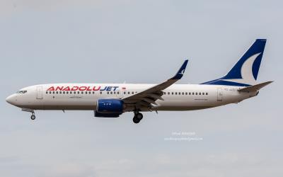 Photo of aircraft TC-JZT operated by Anadolu Jet
