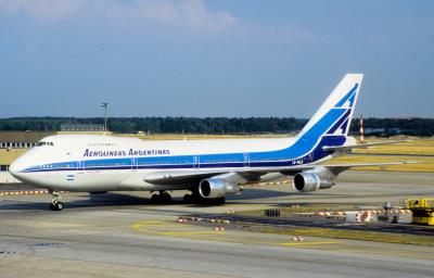 Photo of aircraft LV-MLR operated by Aerolineas Argentinas