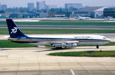 Image of aircraft registration 5B-DAO - A 707-123B operated by Cyprus Airways