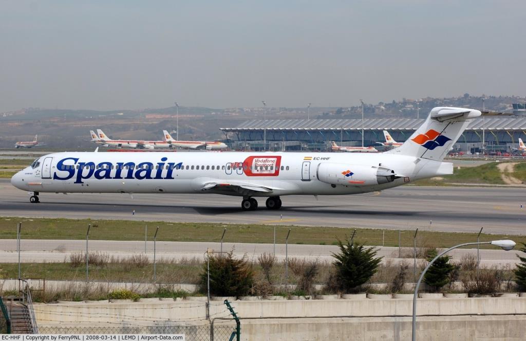 Photo of aircraft EC-HHF operated by Spanair
