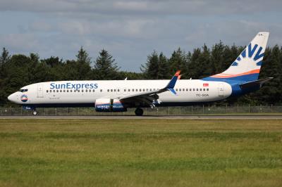 Photo of aircraft TC-SOA operated by SunExpress