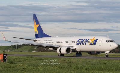 Image of aircraft registration JA73AA - A 737-800(WL) operated by Skymark Airlines