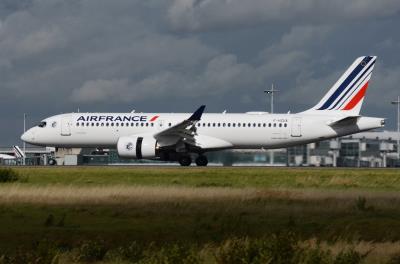 Image of aircraft registration F-HZUA - A A220-300 operated by Air France