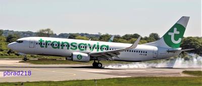 Image of aircraft registration PH-HZW - A 737-8K2(WL) operated by Transavia