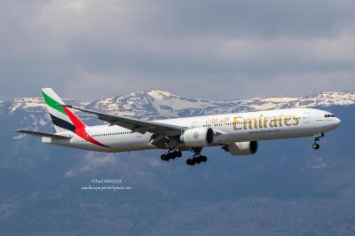 Photo of aircraft A6-EQN operated by Emirates