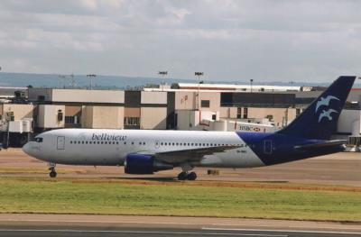 Image of aircraft registration 5N-BGG - A 767-241(ER) operated by Bellview Airlines