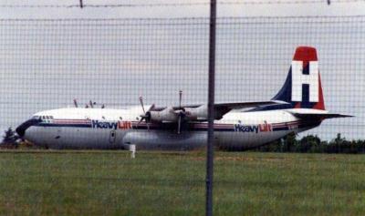 Image of aircraft registration G-BEPE - A Shorts C-1 Belfast- operated by Heavylift Cargo Airlines