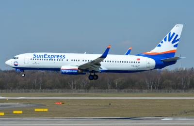 Photo of aircraft TC-SUY operated by SunExpress