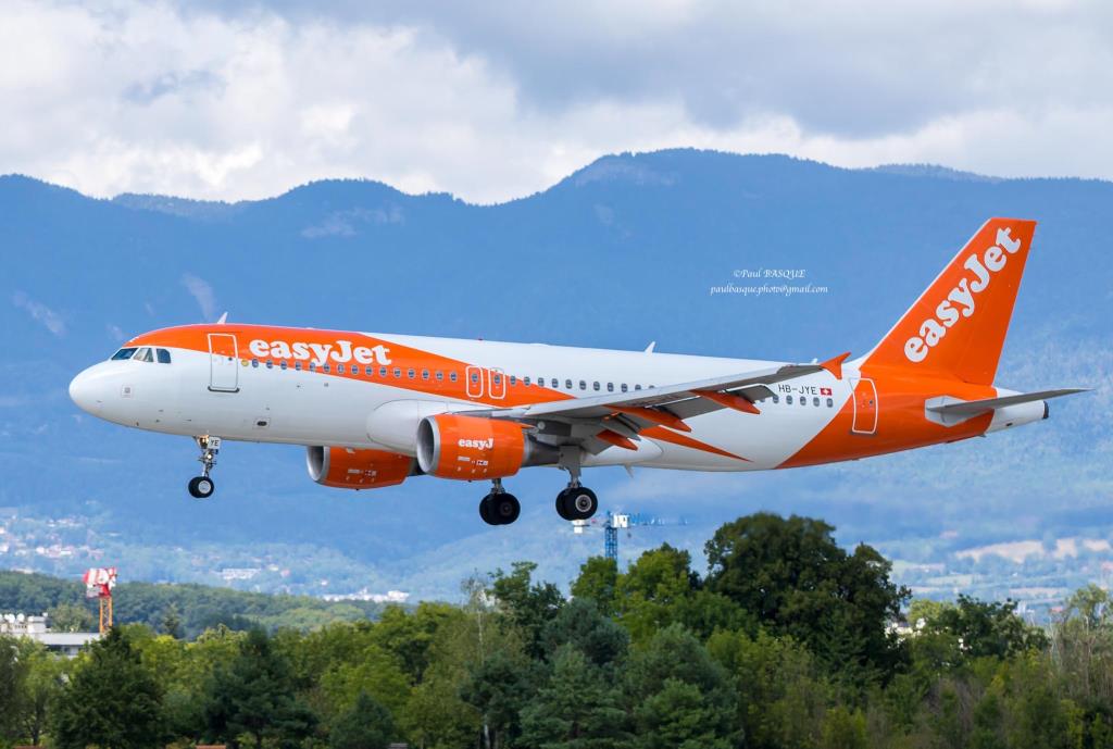 Photo of aircraft HB-JYE operated by easyJet Switzerland
