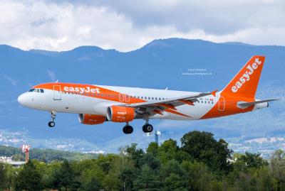 Photo of aircraft HB-JYE operated by easyJet Switzerland