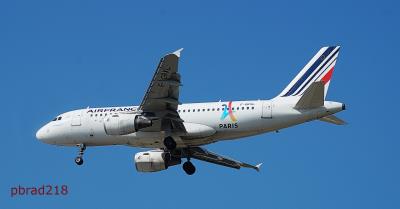 Image of aircraft registration F-GRXL - A A319-111 operated by Air France