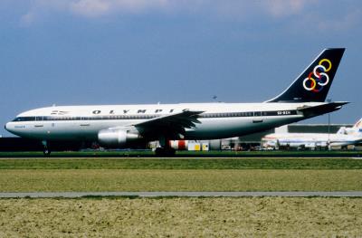 Image of aircraft registration SX-BEH - A A300-B4-103 operated by Olympic Airways