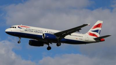Image of aircraft registration G-EUUI - A A320-232 operated by British Airways