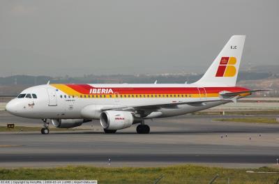 Photo of aircraft EC-KJC operated by Iberia