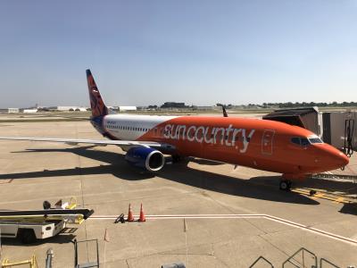Photo of aircraft N835SY operated by Sun Country Airlines