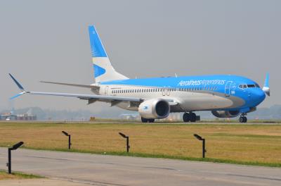 Photo of aircraft LV-KEJ operated by Aerolineas Argentinas