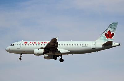 Image of aircraft registration C-FGYS - A A320-211 operated by Air Canada