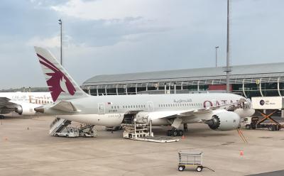Image of aircraft registration A7-BCP - A 787-8 Dreamliner operated by Qatar Airways