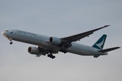 Photo of aircraft B-KQG operated by Cathay Pacific Airways