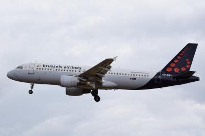 Photo of aircraft OO-SND operated by Brussels Airlines