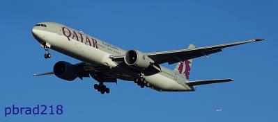 Image of aircraft registration A7-BAI - A 777-3DZ(ER) operated by Qatar Airways