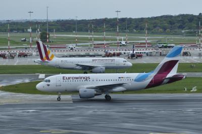Image of aircraft registration D-ABGJ - A A319-112 operated by Eurowings