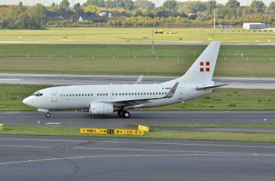 Image of aircraft registration D-AWBB - A 737-7CN(WL) operated by Privatair Germany