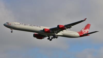 Image of aircraft registration G-VRED - A A340-642 operated by Virgin Atlantic Airways