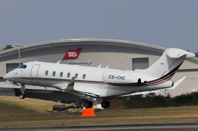 Image of aircraft registration CS-CHC - A Challenger 350 operated by Netjets Europe