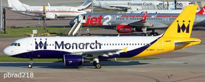Image of aircraft registration G-ZBAT - A A320-214 operated by Monarch Airlines