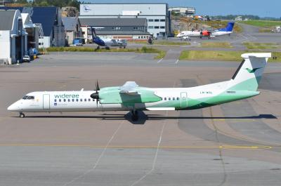 Image of aircraft registration LN-WDL - A DHC-8-402NG operated by Wideroe