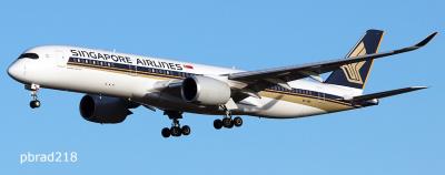 Photo of aircraft 9V-SMD operated by Singapore Airlines