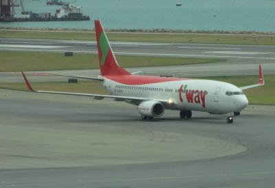Photo of aircraft HL8235 operated by T'Way Air