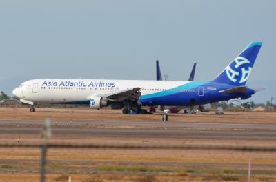 Image of aircraft registration N846AU - A 767-383(ER) operated by Automatic LLC