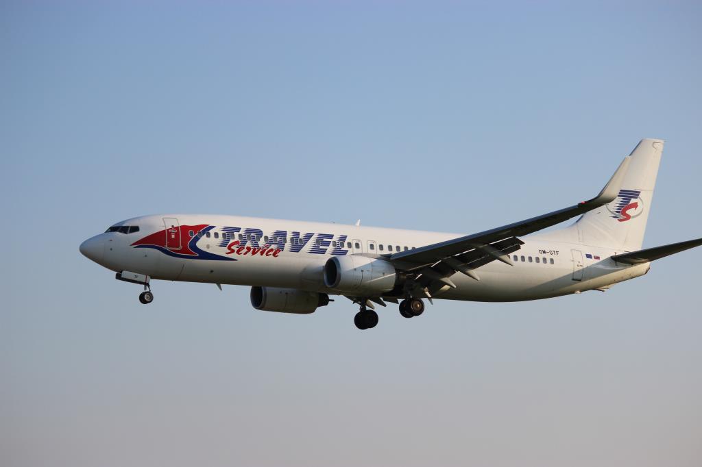 Photo of aircraft OM-GTF operated by Travel Service