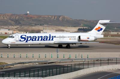 Photo of aircraft EC-GRM operated by Spanair