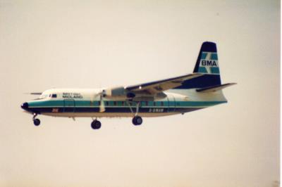 Image of aircraft registration G-BMAW - A Fokker F-27-200 operated by British Midland Airways