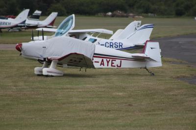 Photo of aircraft G-AYEJ operated by The Bluebird Flying Group