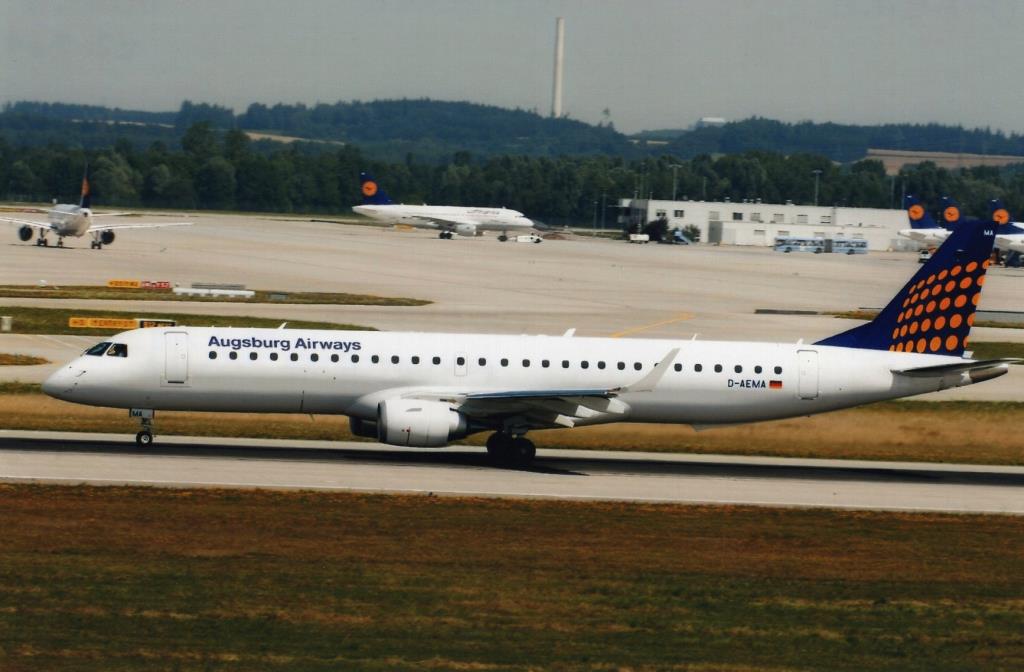 Photo of aircraft D-AEMA operated by Augsburg Airways