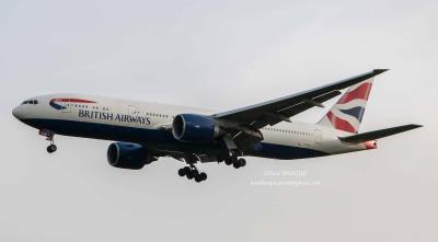 Image of aircraft registration G-VIIL - A 777-236(ER) operated by British Airways