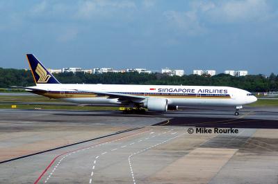 Photo of aircraft 9V-SWT operated by Singapore Airlines