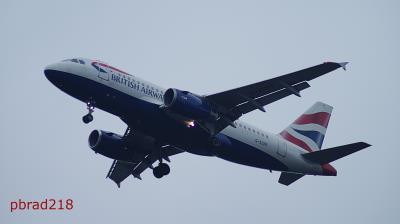 Image of aircraft registration G-EUPF - A A319-131 operated by British Airways
